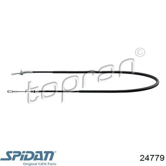 Правая полуось 24779 GKN-Spidan