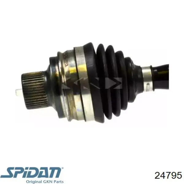 Полуось передняя 24795 GKN-Spidan