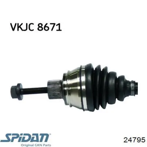 Полуось передняя 302004190125 Magneti Marelli