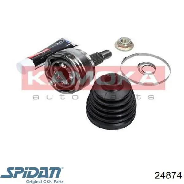 ШРУС наружный GKN-Spidan 24874
