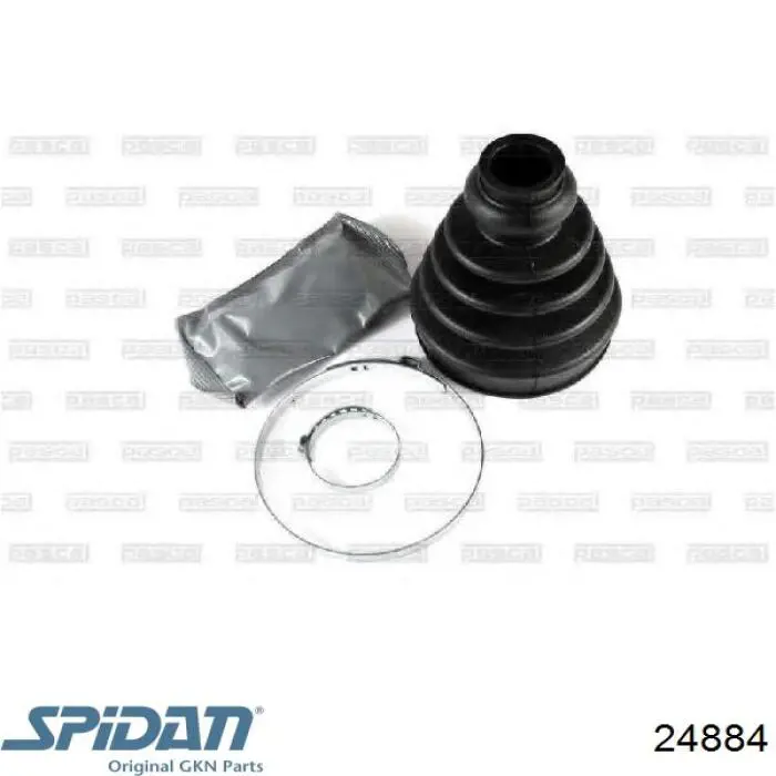 Купить 0024884 GKN-Spidan Пыльник ШРУСа внутренний, передней полуоси, левый