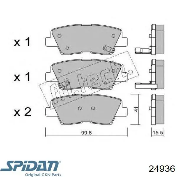 Купить 24936 GKN-Spidan Пыльник гранаты наружный, передний