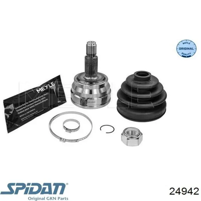 Левая полуось 24942 GKN-Spidan