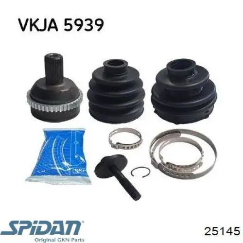 Пыльник ШРУСа внутренний, передней полуоси GKN-Spidan 25145