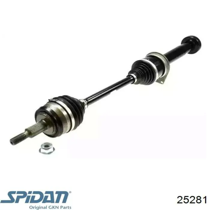 Правая полуось 25281 GKN-Spidan