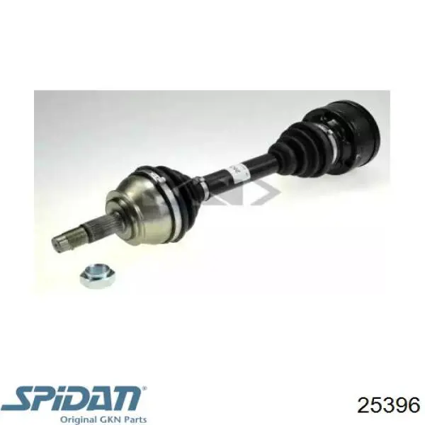 Левая полуось 25396 GKN-Spidan