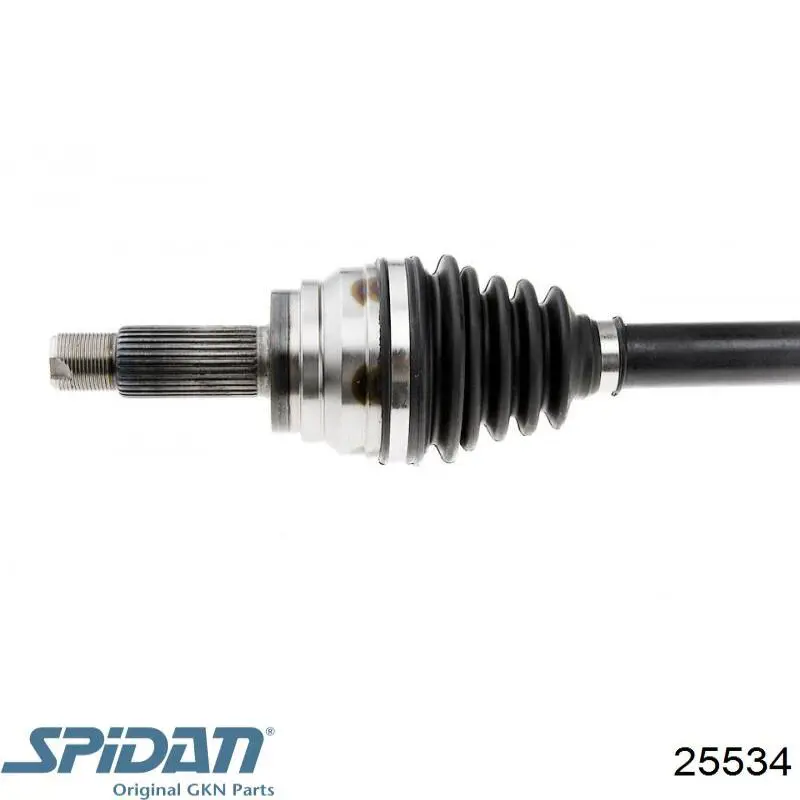 Левая полуось GKN-Spidan 25534