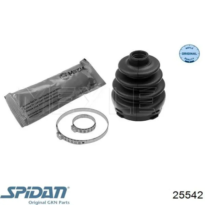 Пыльник шарнира угловых скоростей внутренний передний GKN-Spidan 25542 цена, от 10.81 USD