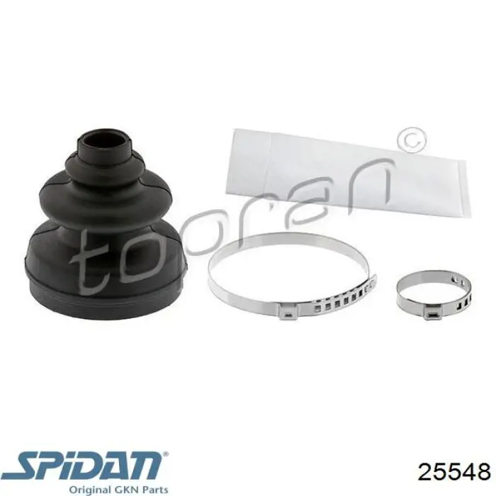 Fuelle, árbol de transmisión delantero interior 25548 GKN-Spidan