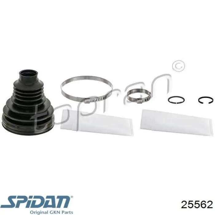 Пыльник шарнира угловых скоростей внутренний передний GKN-Spidan 25562 цена, от 19.56 USD
