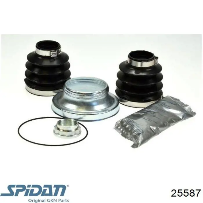 Fuelle, árbol de transmisión trasero exterior 25587 GKN-Spidan