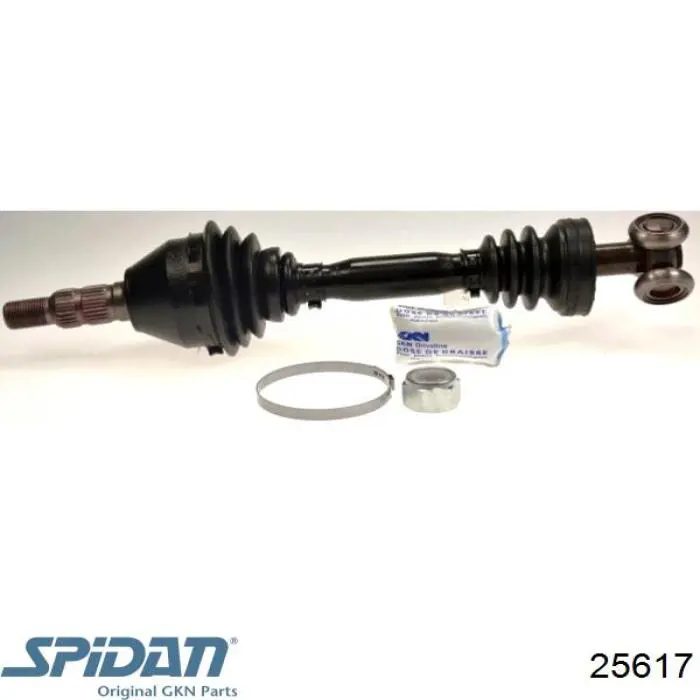Левая полуось 25617 GKN-Spidan