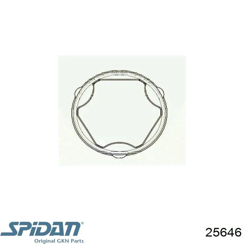 Пыльник ШРУСа внутренний 25646 GKN-Spidan