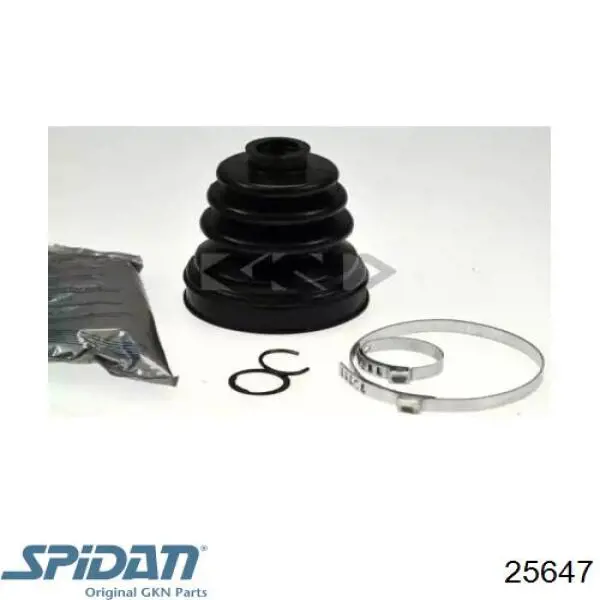 Купить 25647 GKN-Spidan Пыльник гранаты внутренний, передней полуоси