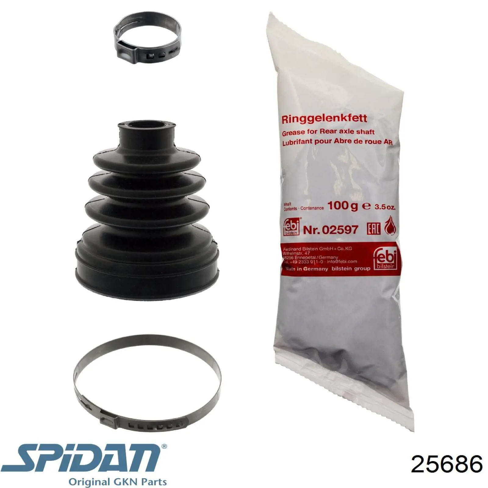 Пыльник ШРУСа внутренний 25686 GKN-Spidan