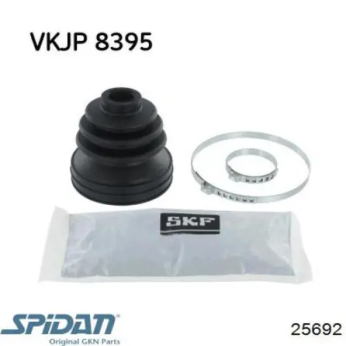 Купить 25692 GKN-Spidan Пыльник гранаты внутренний, передней полуоси