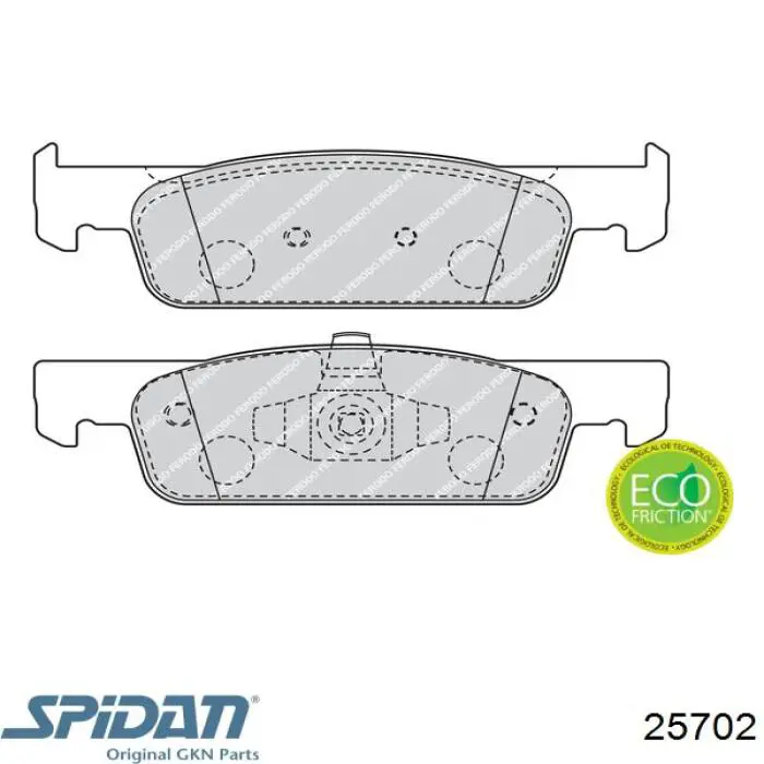 Купить 25702 GKN-Spidan Вал привода полуоси, промежуточный