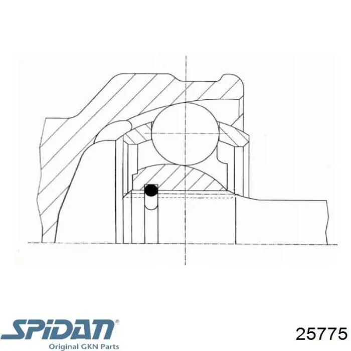 Граната колесная GKN-Spidan 25775 цена, от 78.63 USD