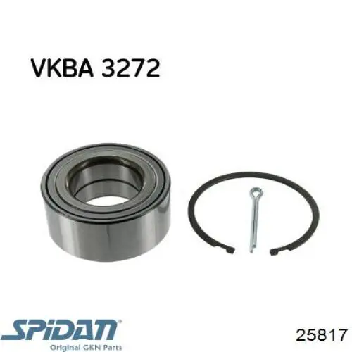 Купить 25817 GKN-Spidan Пыльник гранаты внутренний, передней полуоси