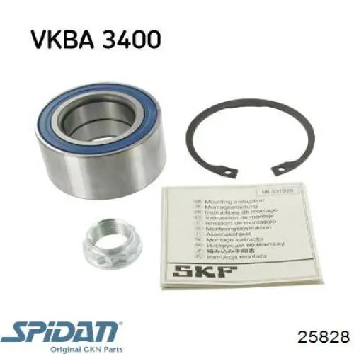 Купить 25828 GKN-Spidan Пыльник гранаты наружный, передний