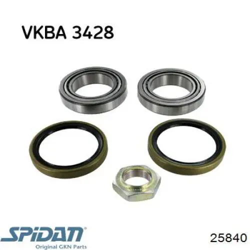 Купить 25840 GKN-Spidan Пыльник ШРУСа внутренний, передней полуоси, левый