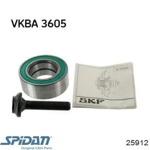Купить 25912 GKN-Spidan Пыльник ШРУСа внутренний, передней полуоси, левый