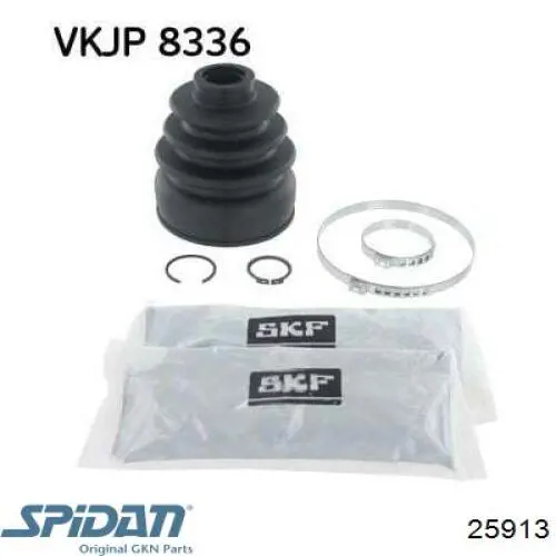 Пыльник ШРУСа передней полуоси внутренний левый 25913 GKN-Spidan