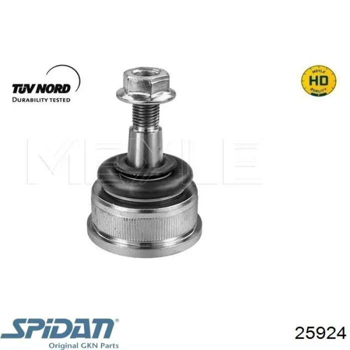Пыльник ШРУСа передней полуоси внутренний левый 25924 GKN-Spidan