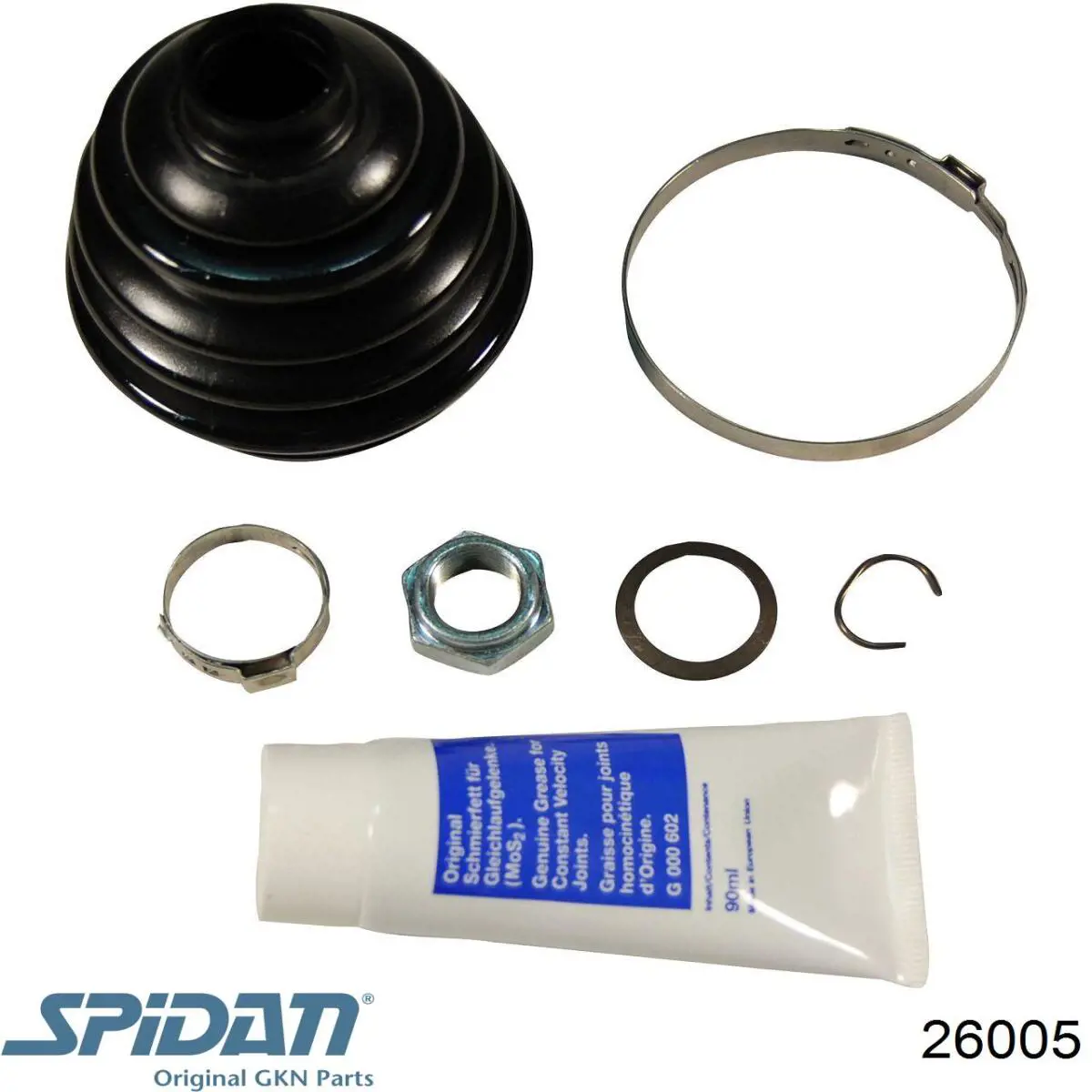 Чехол шруса GKN-Spidan 26005 цена, от 7.12 USD