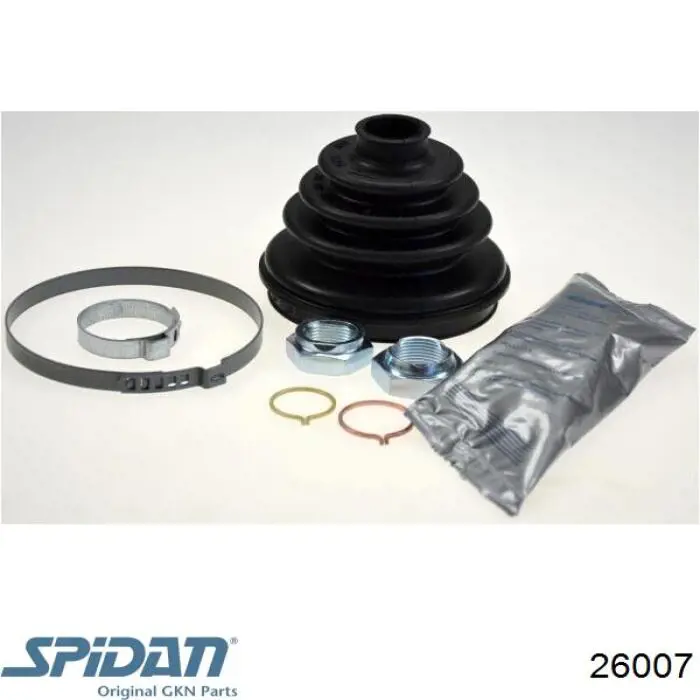 Чехол шруса GKN-Spidan 0026007 цена, от 7.80 USD