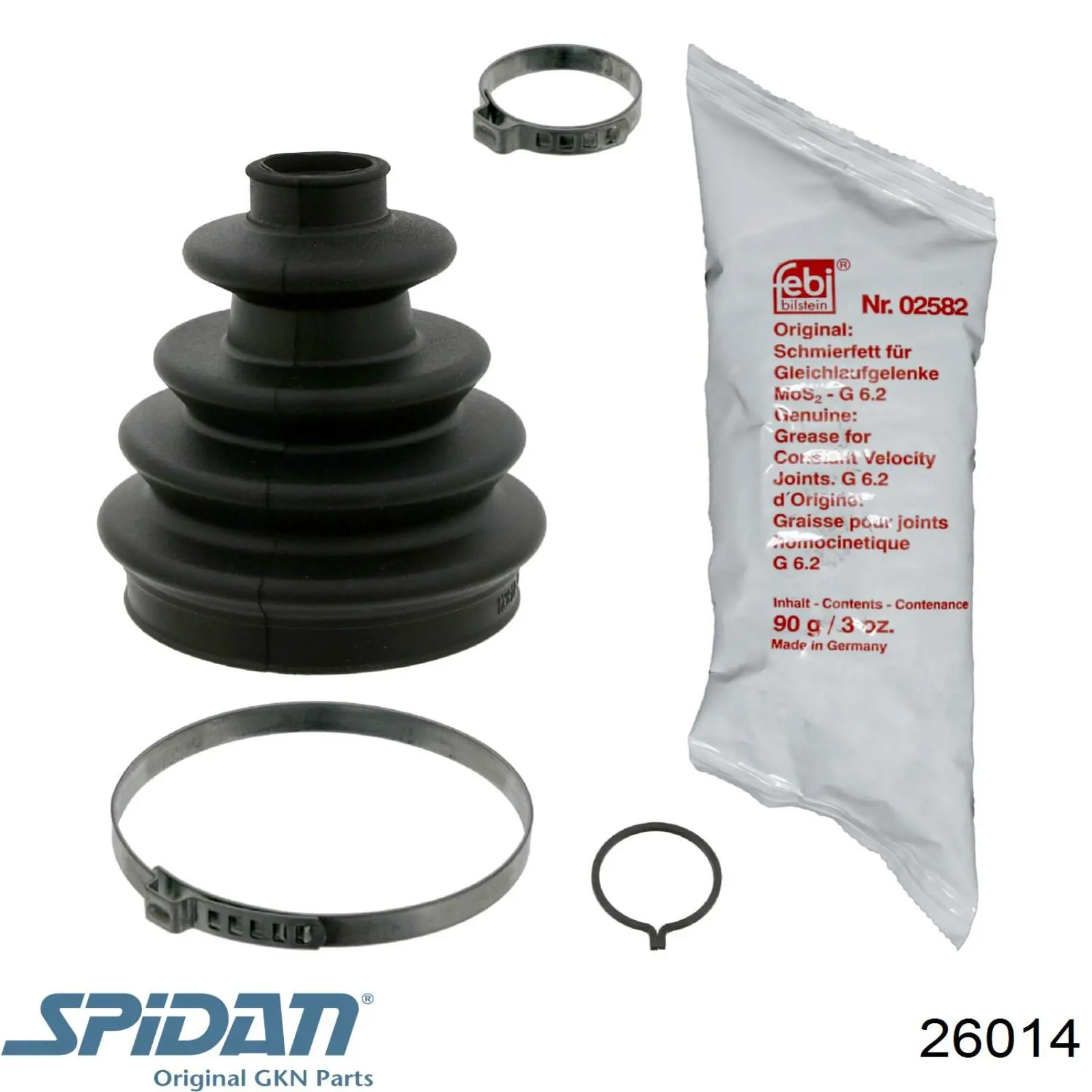 Чехол шруса GKN-Spidan 26014 цена, от 8.10 USD