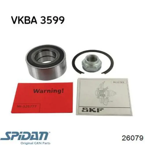 Пыльник ШРУСа наружный 26079 GKN-Spidan