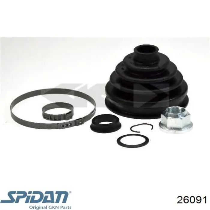 Пыльник ШРУСа задней полуоси внутренний 26091 GKN-Spidan
