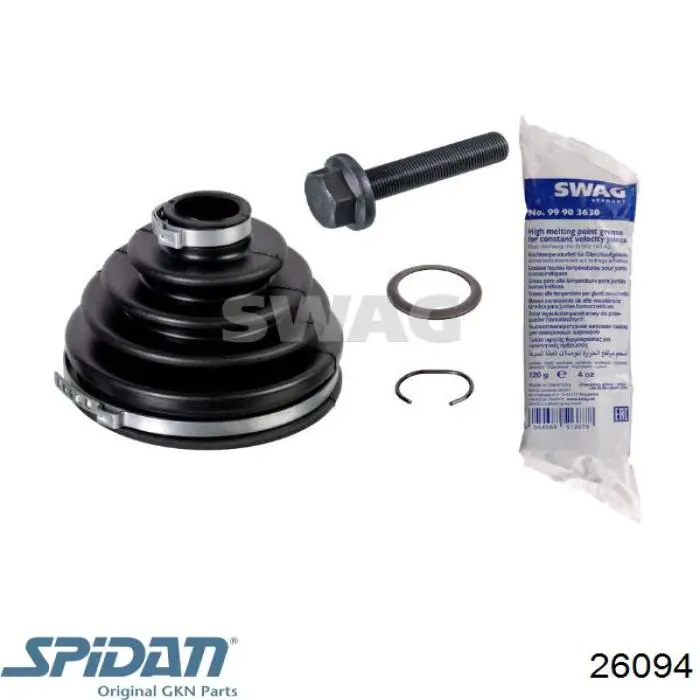 Чехол шруса GKN-Spidan 26094 цена, от 11.31 USD