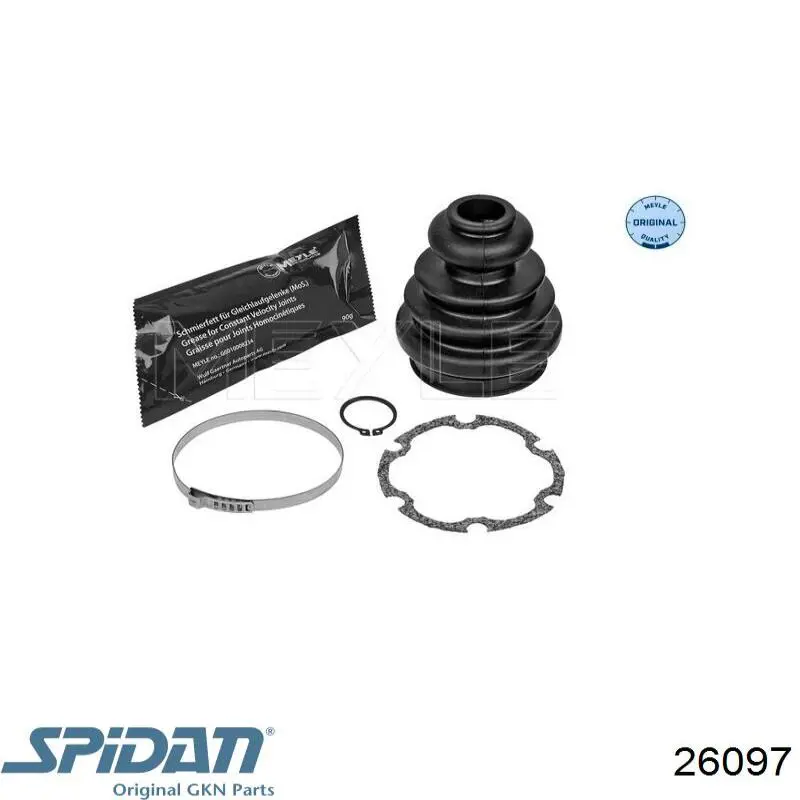 Купить 26097 GKN-Spidan Пыльник гранаты внутренний, передней полуоси