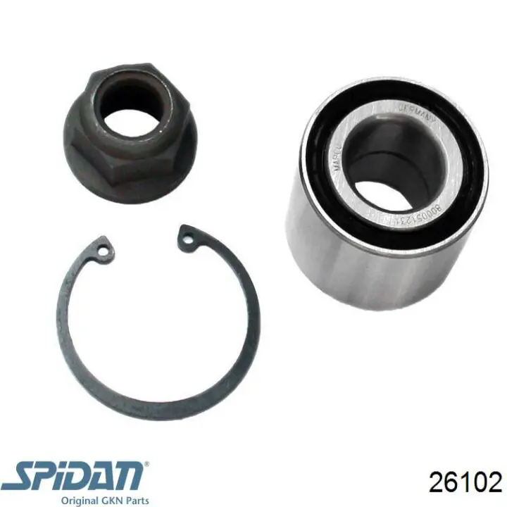Пыльник ШРУСа передней полуоси наружный GKN-Spidan 26102