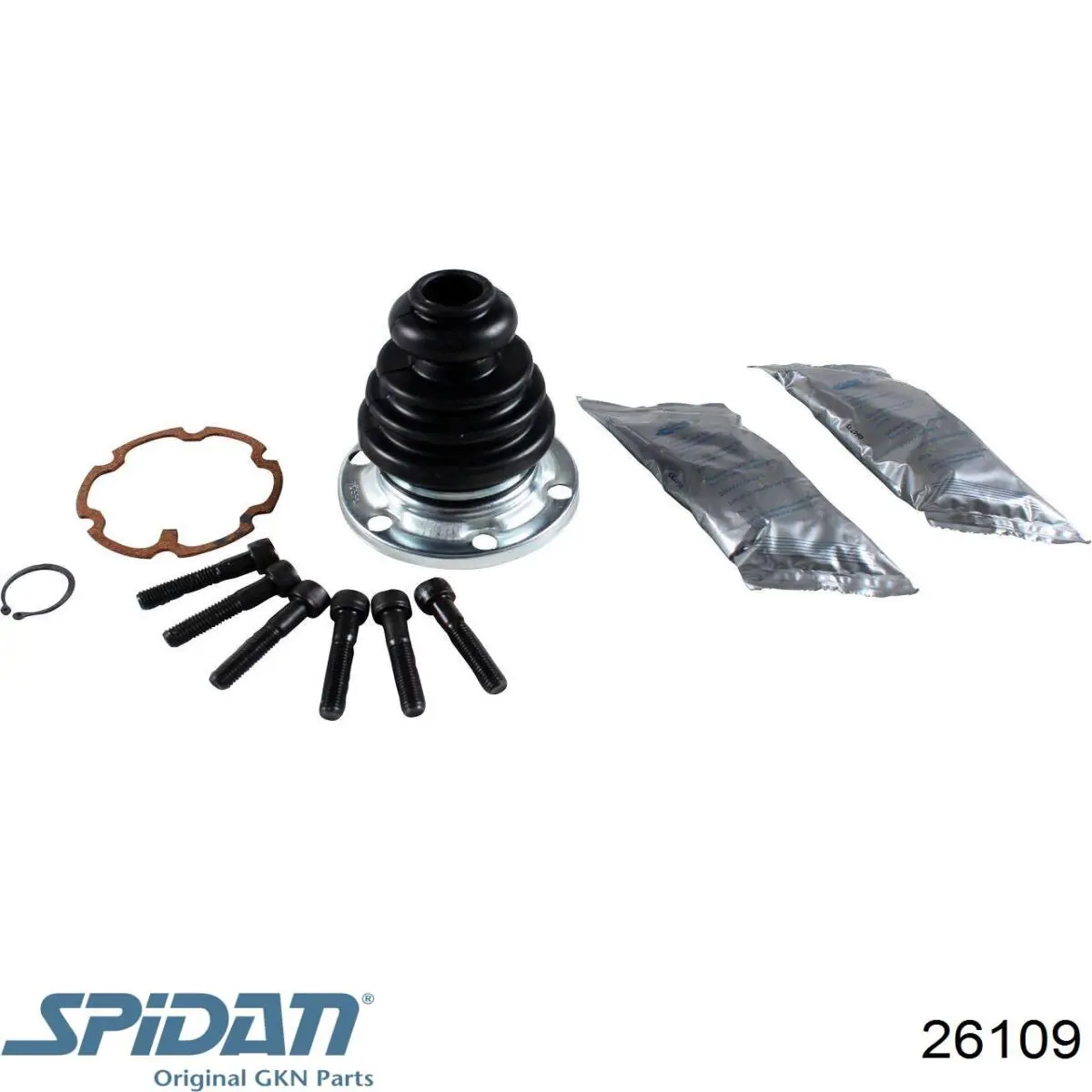 Пыльник шарнира угловых скоростей внутренний передний GKN-Spidan 26109 цена, от 14.16 USD