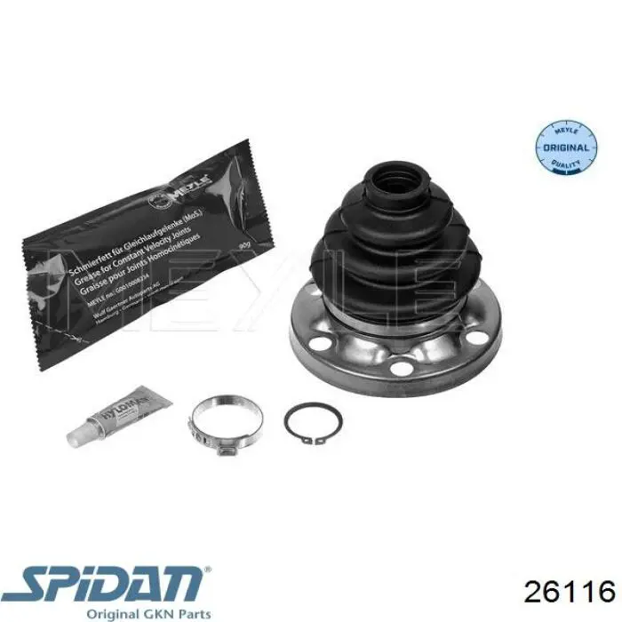 Купить 26116 GKN-Spidan Пыльник ШРУСа задней полуоси наружный