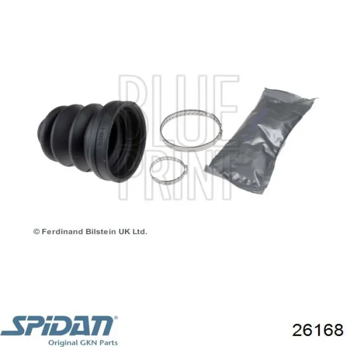 Купить 26168 GKN-Spidan Пыльник гранаты внутренний, передней полуоси