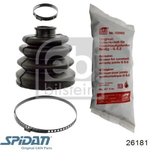 Чехол шруса GKN-Spidan 26181 цена, от 9.35 USD