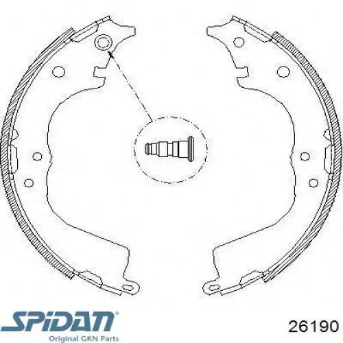 Пыльник ШРУСа внутренний 26190 GKN-Spidan
