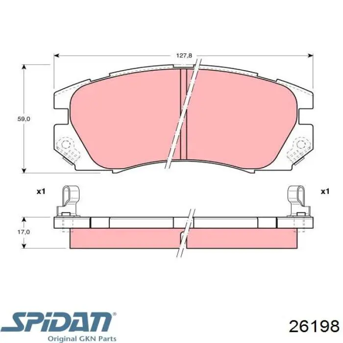 Пыльник шарнира угловых скоростей внутренний передний GKN-Spidan 26198 цена, от 6.25 USD