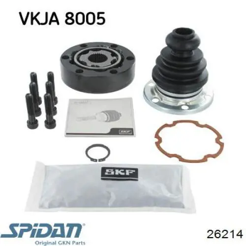 Купить 26214 GKN-Spidan Пыльник гранаты наружный, передний