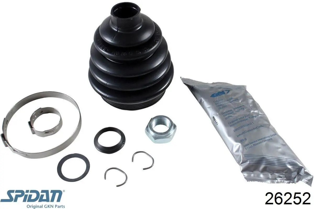 Чехол шруса GKN-Spidan 26252 цена, от 13.90 USD