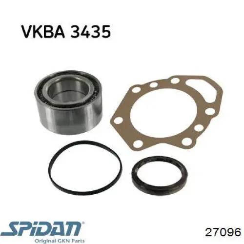 Подшипник задней ступицы 27096 GKN-Spidan