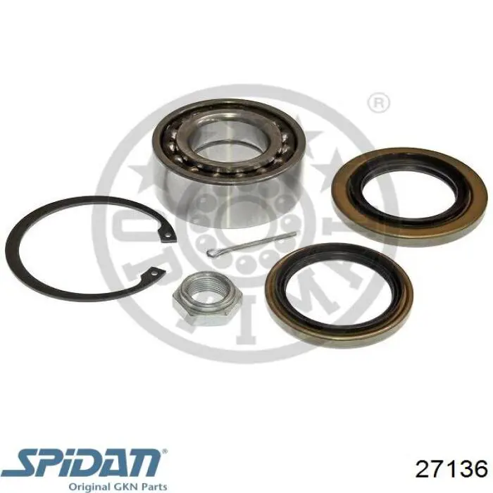 Подшипник ступицы 27136 GKN-Spidan