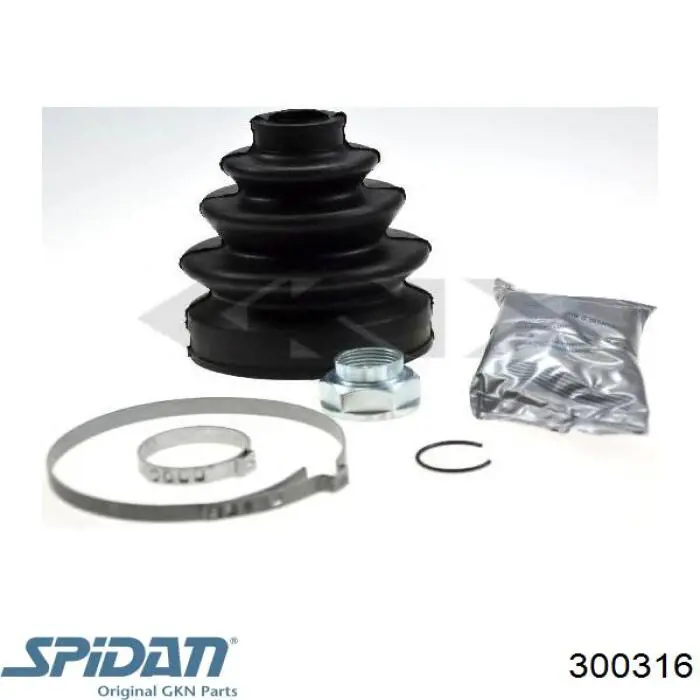 Купить 300316 GKN-Spidan Пыльник гранаты наружный, передний