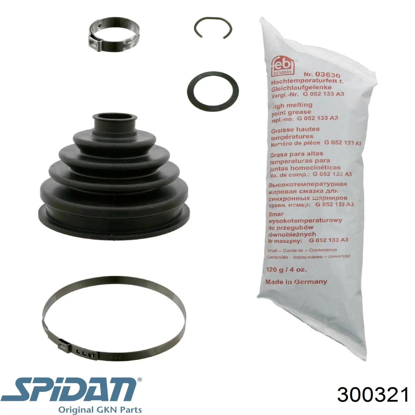 Купить 300321 GKN-Spidan Пыльник гранаты наружный, передний