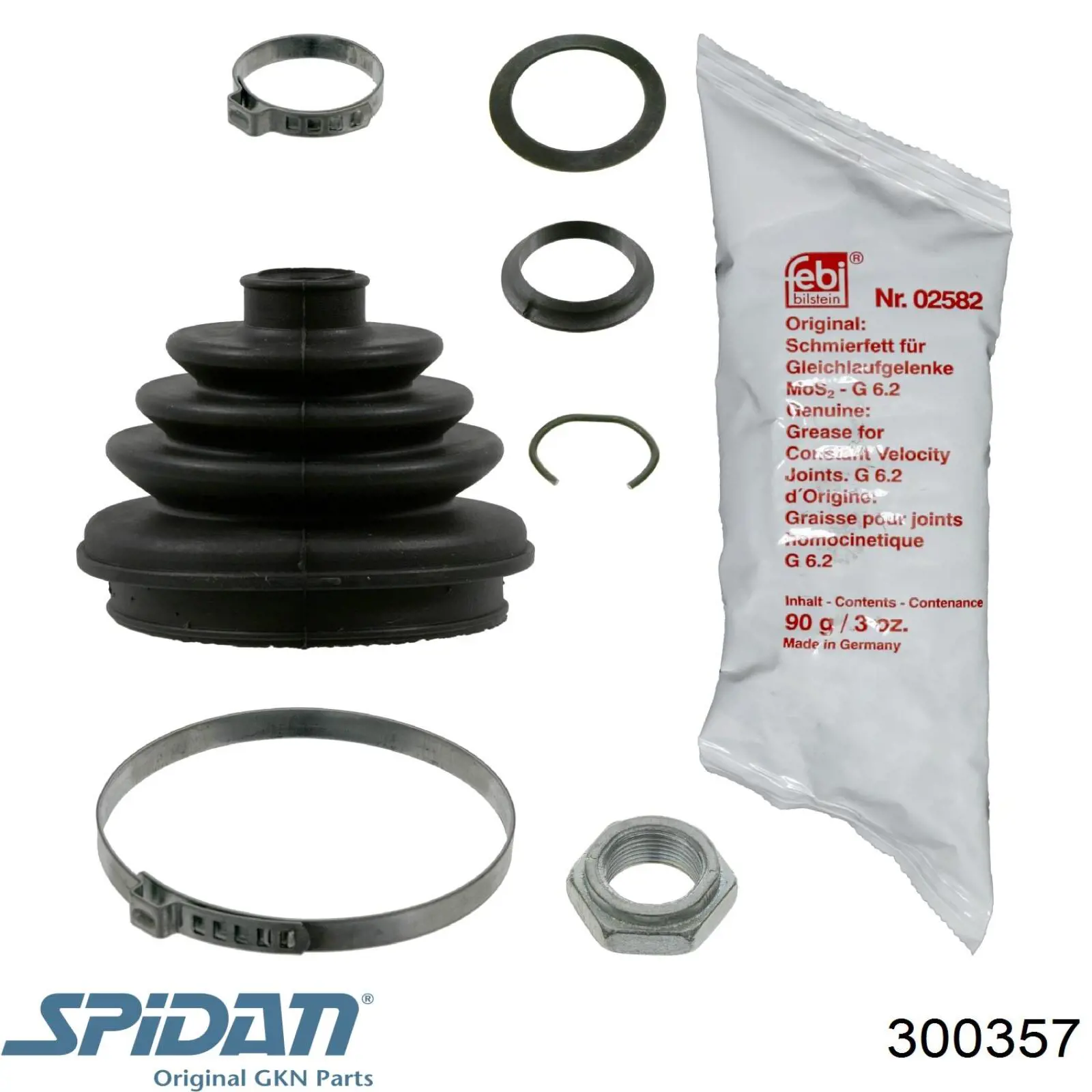 Пыльник ШРУСа наружный 300357 GKN-Spidan