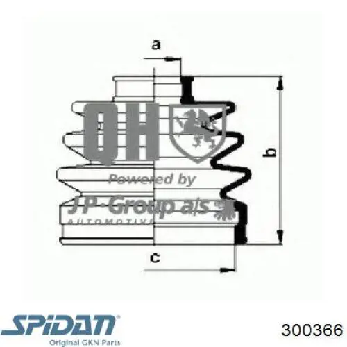 Купить FB2096S NIPPON MOTORS Пыльник гранаты внешний, левый